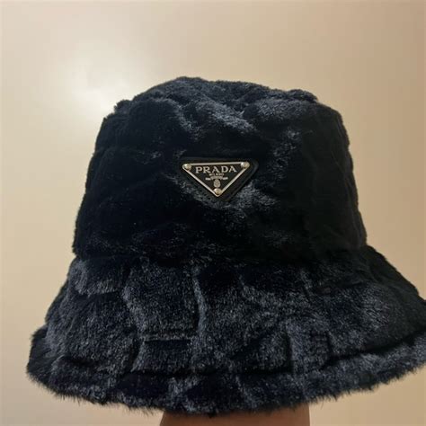 prada bucket hat euro|prada fluffy bucket hat.